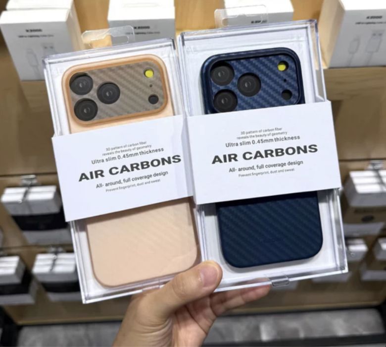 Тънък карбонов кейс Kzdoo за iPhone 17 Pro 17 Pro Max 17 17 Air