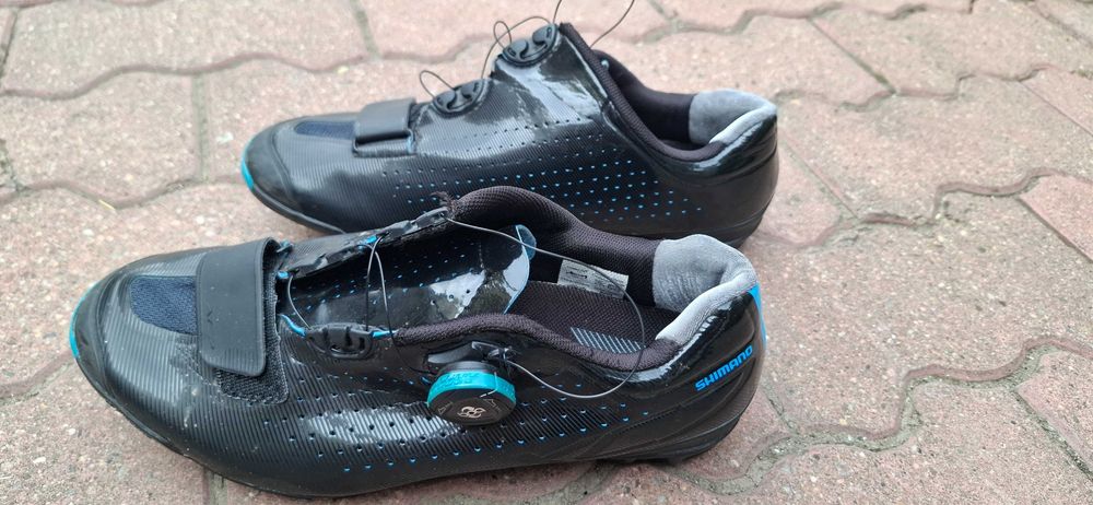 Pantofi ciclism MTB/gravel/cyclo-cross Shimano XC300 marimea 40 si Shimano XC7 marimea 39, inchidere BOA, placute SPD Shimano, in stare f. buna