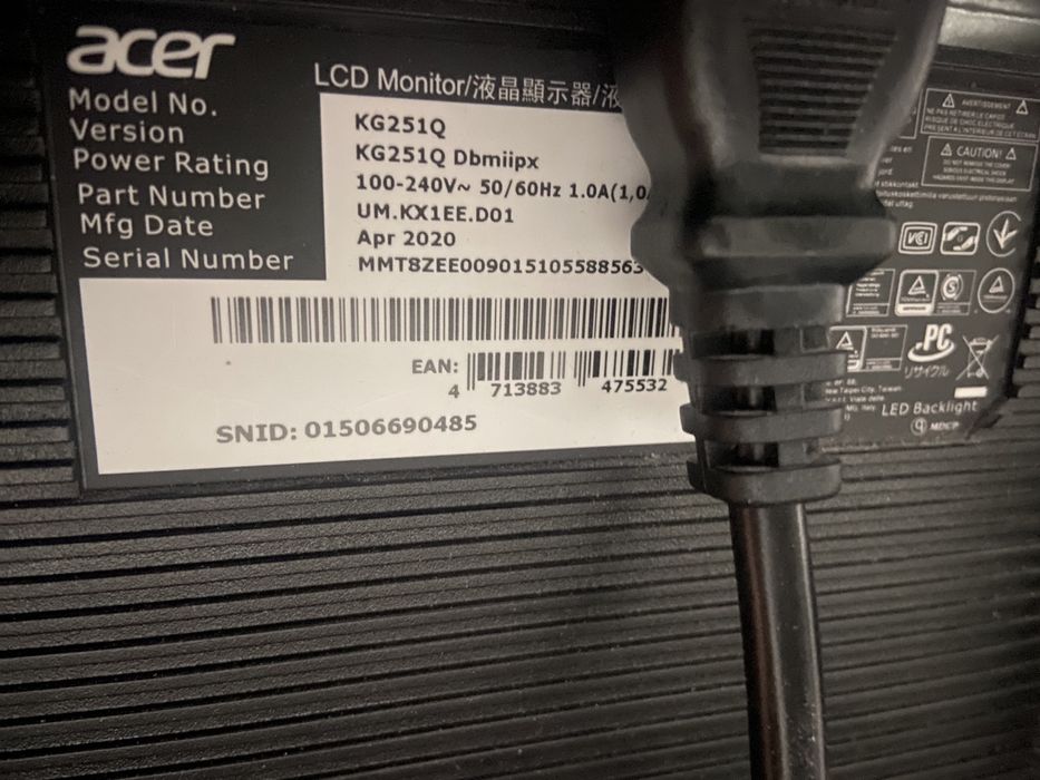 Монитор Acer 24.5"