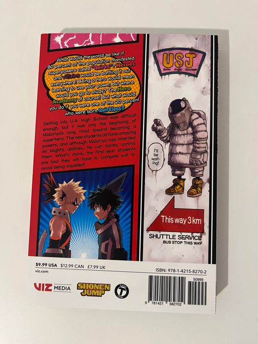 Манга My hero academia