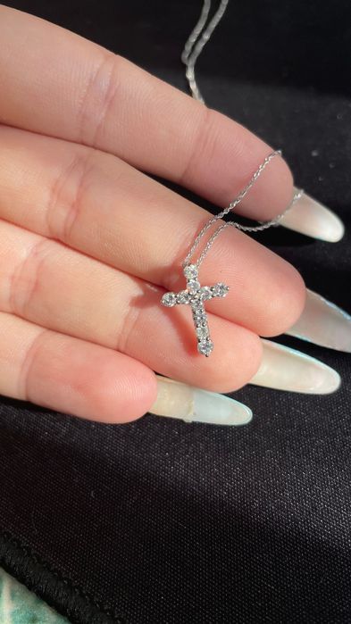Lanț cu diamante naturale de 0,50ct
