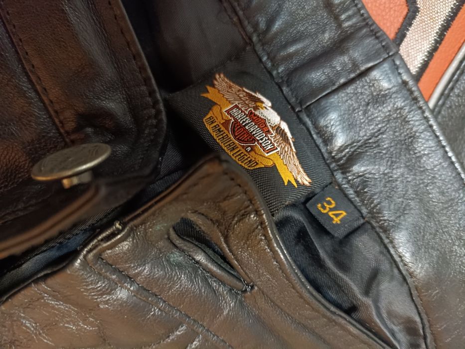 Geaca și pantaloni piele Harley Davidson