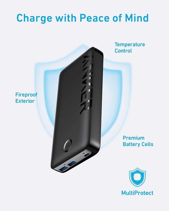 Anker 335 PowerCore 20K, 20000, външна USB батерия