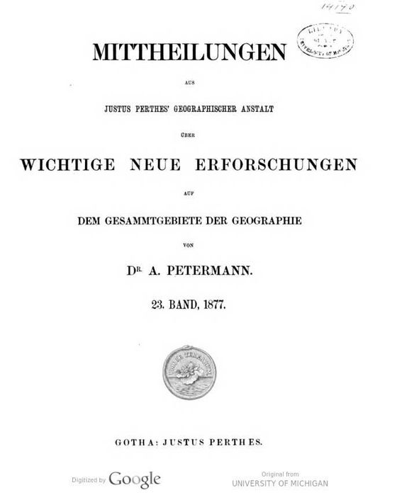 Феликс Каниц Карта на Дунавска България 1877