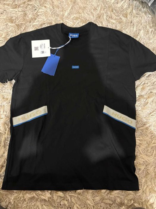 tricou hugo negru model 1