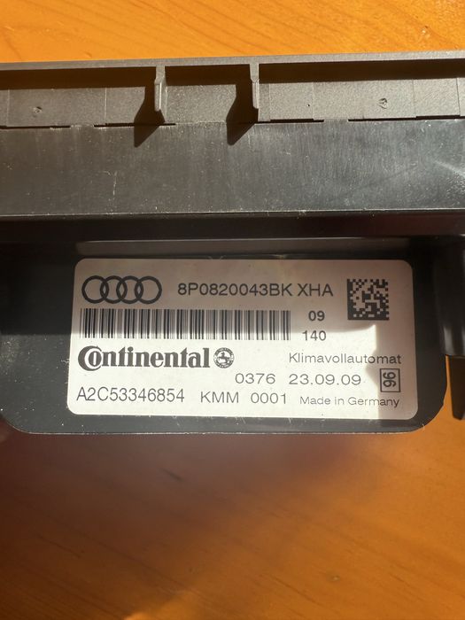 Управление климатроник за Ауди А3 8П