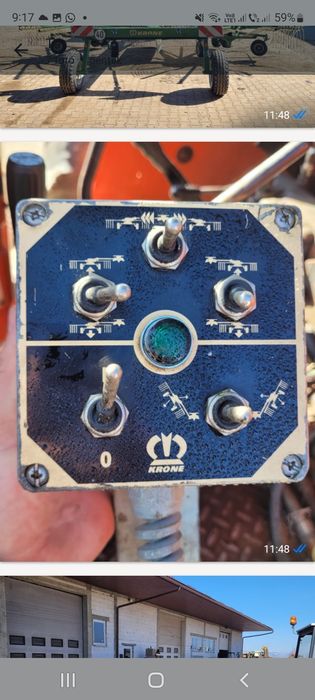 Grebla de adunat fan dublu Krone