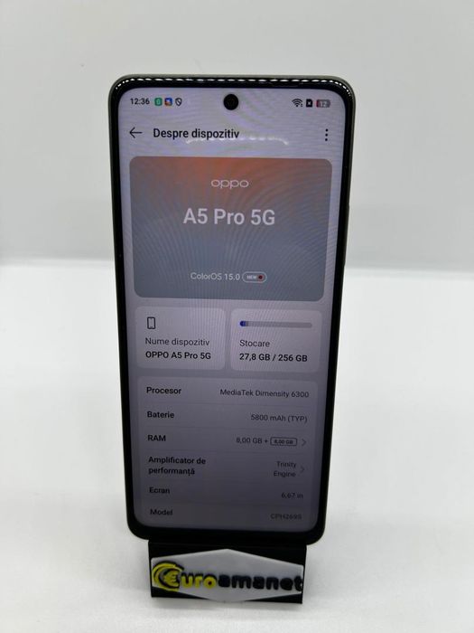 Telefon mobil OPPO A5 Pro, Dual SIM, 8GB RAM, 256GB, 4G -D-