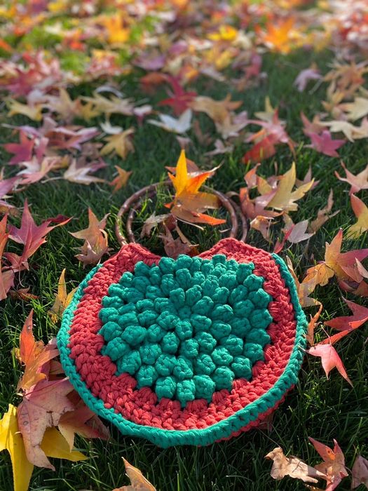 Ръчно плетени дамски чанти и раници Yarn / Макраме