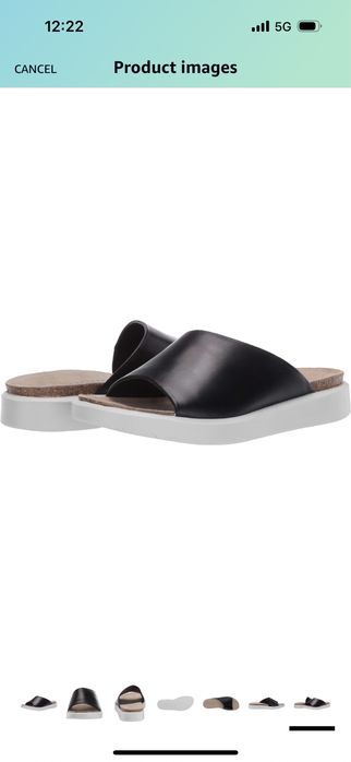 Дамски чехли Ecco с коркова стелка 39 номер