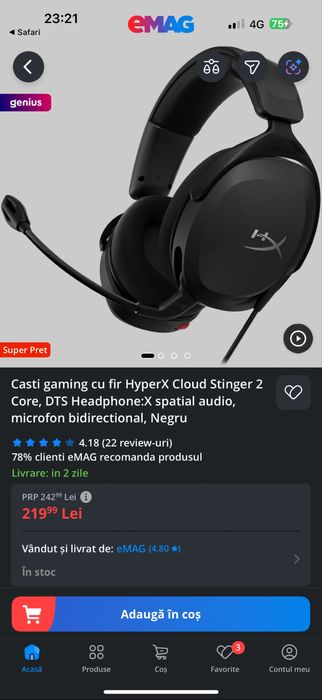 hyperx stinger 2 core