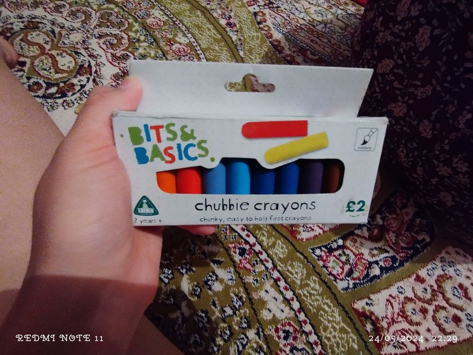 Chubbie crayons 20штук