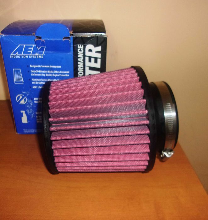 Спортен филтър AEM Dryflow - USA, отвор 90мм, нов, промо цена!