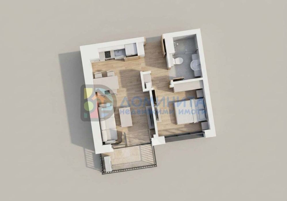 Продава се Двустаен апартамент в Приморско - 39 кв.м за 968 €/кв.м - Снимка #1
