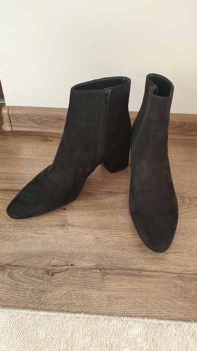 Botine, piele, Mango, aproape noi, marime 39