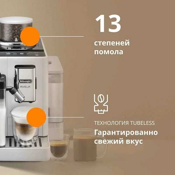Кофемашина De'Longhi EXAM440.55.B/G/BG/W Rivelia Perfetto Лучшая цена!