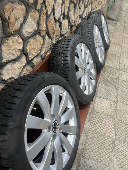 КАТО НОВИ!!! Джанти 17 5х112 Фолксваген Оригинални Djanti 17 5x112 VW Originalni
