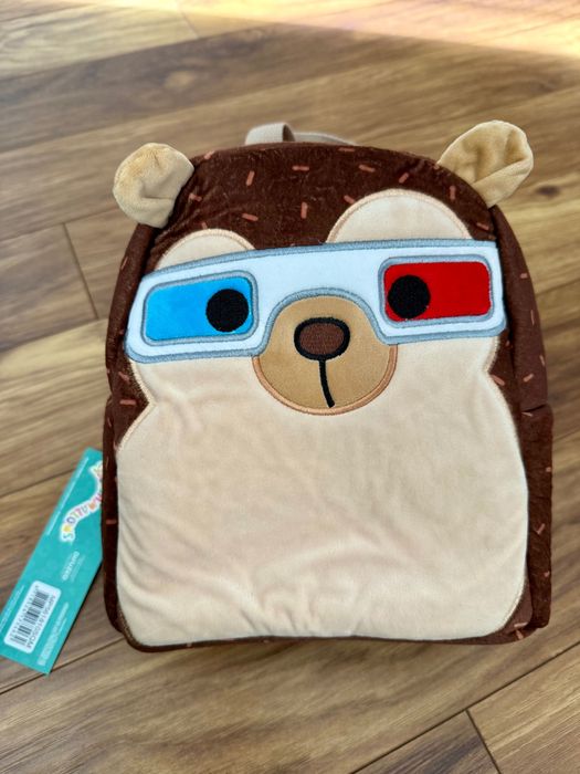 Детска раница и меки слушалки Squishmallows нов