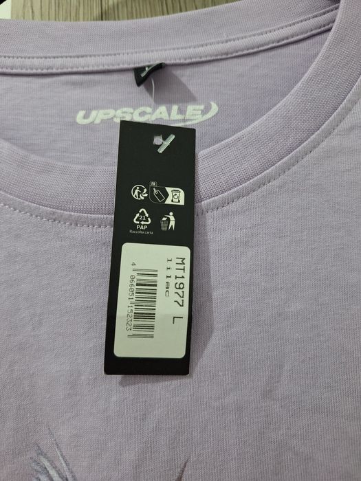 Tricou bărbați Upscale by Mister Tee Vive la Liberte 100% bumbac, nou cu etichetă, mărimea L