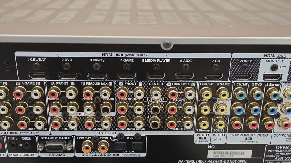 Denon x7200w AVR TOP HI-END Dolby Atmos/150W / fiecare canal cu amplificator discret/ finali personalizai Denon