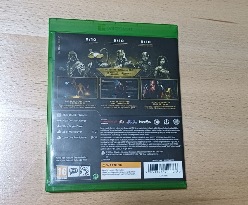 Injustice 2 Legendary Edition Xbox One CD