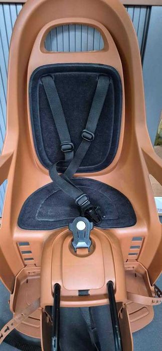 Scaun Copil Cadru Spate Bicicletă Groovy Maro Caramel / Negru