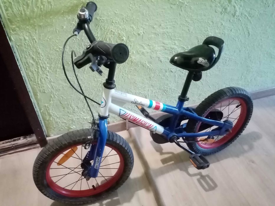 велосипед детски 16 +спомагателни колела