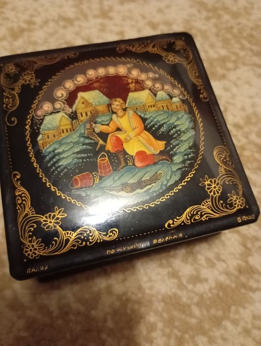 Шкатулка Палех, оригинал