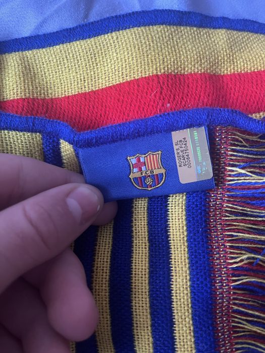 оригинальный шарф FCB с Испании