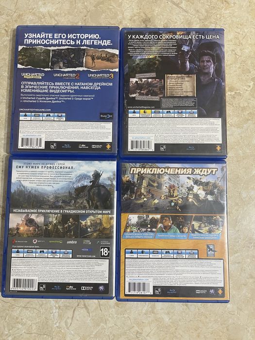Продам игры на PS 4