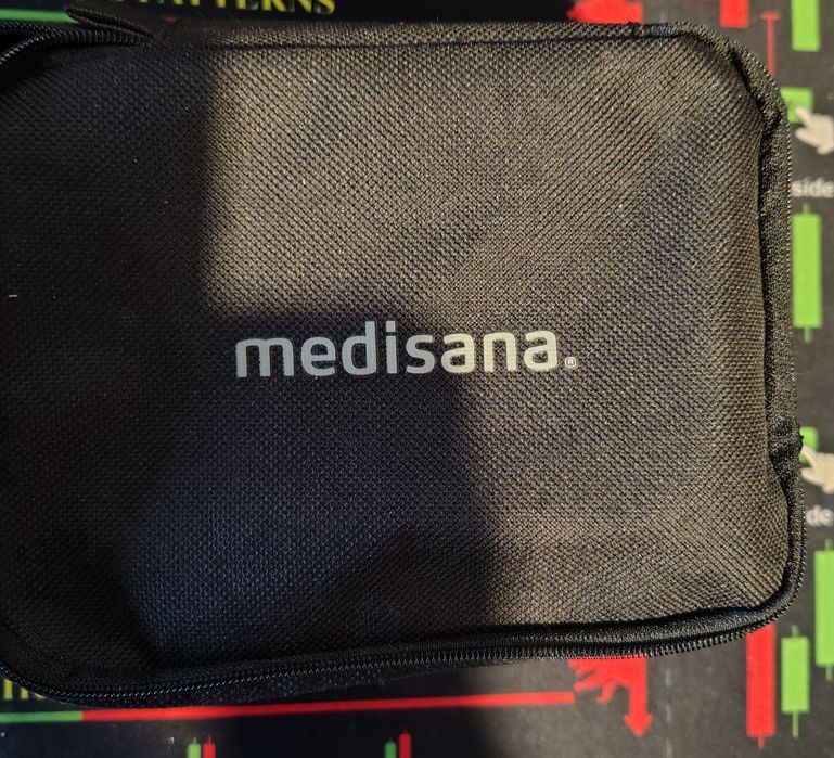 Апарат за измерване на кръвно налягане Medisana BU 580 Connect, Bluetooth, Маншет 22-43 см, Памет 2 x 120 измервания, LCD дисплей, За над лакът, Черен