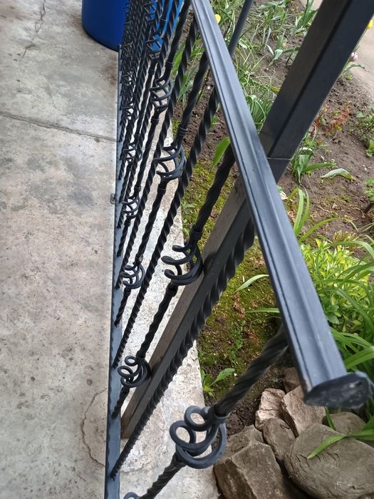 Balustrada din fier forjat cu H 90 cm și L 247cm