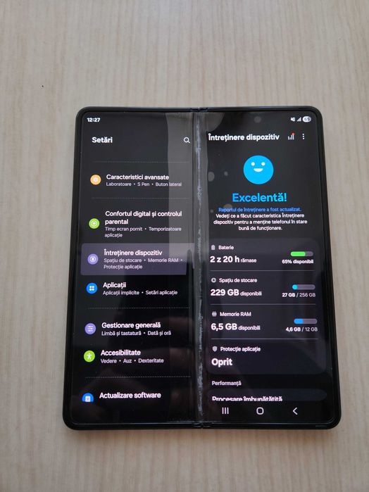 Samsung Z Fold 3 - ambele ecrane nefunctionale - 256 GB Stocare