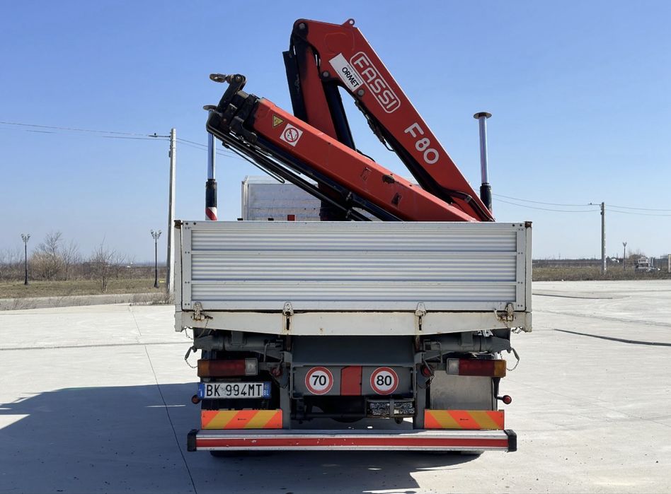 Camion Volvo FL6 14t Basculabil /Macara Fassi F80 /Recent adus