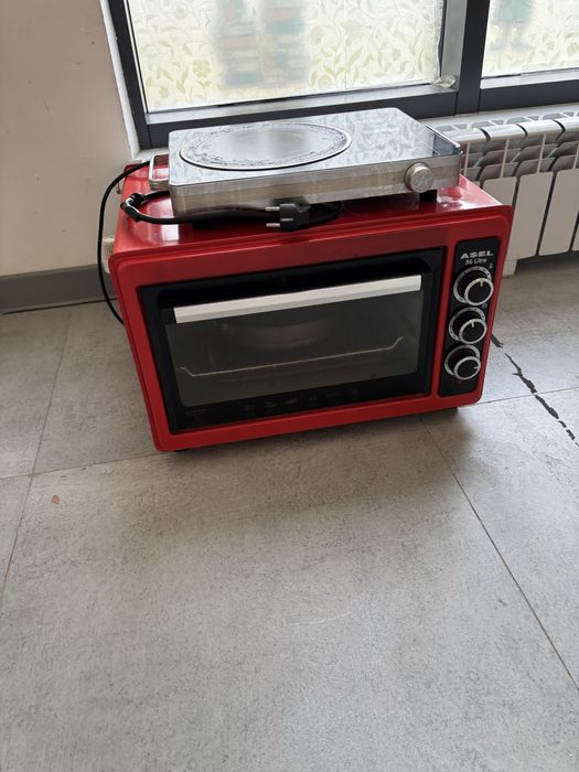 Продам б/у печку и плитку