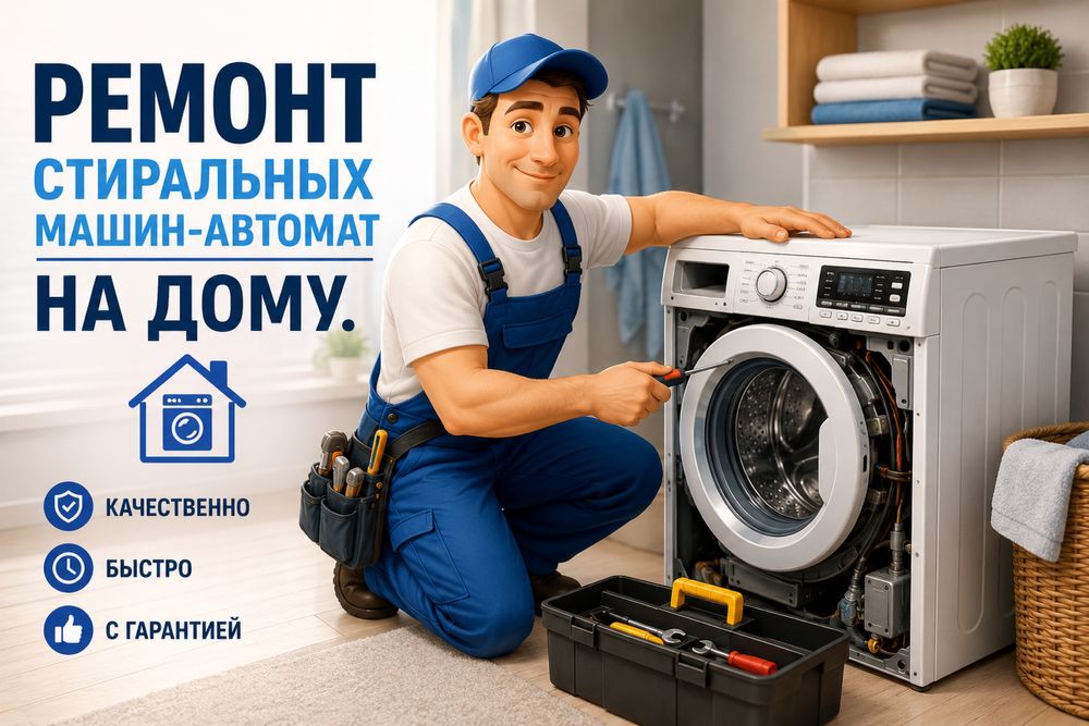 Ремонт стиральных машин-автомат на дому