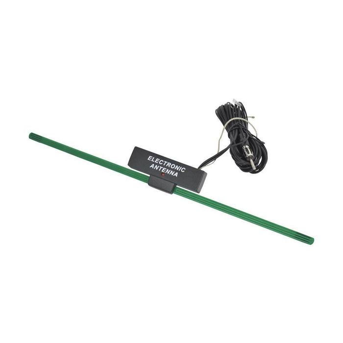 Antena auto Carpoint electronica cu amplificator 12V, cablu de 2,5m