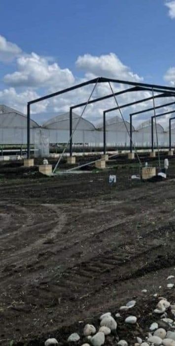 Vând hală metalică 12x 30x4,5 m plus  10x30 containere șantier locui