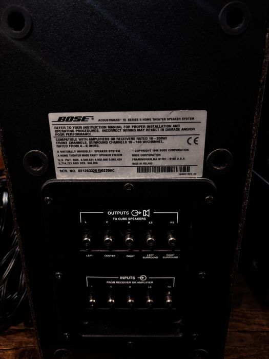Sistem Home Cinema(Boxe)Bose 5.1.Amplificator+DVD harman/kardon