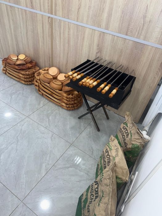 Астау, мангалы и шампуры