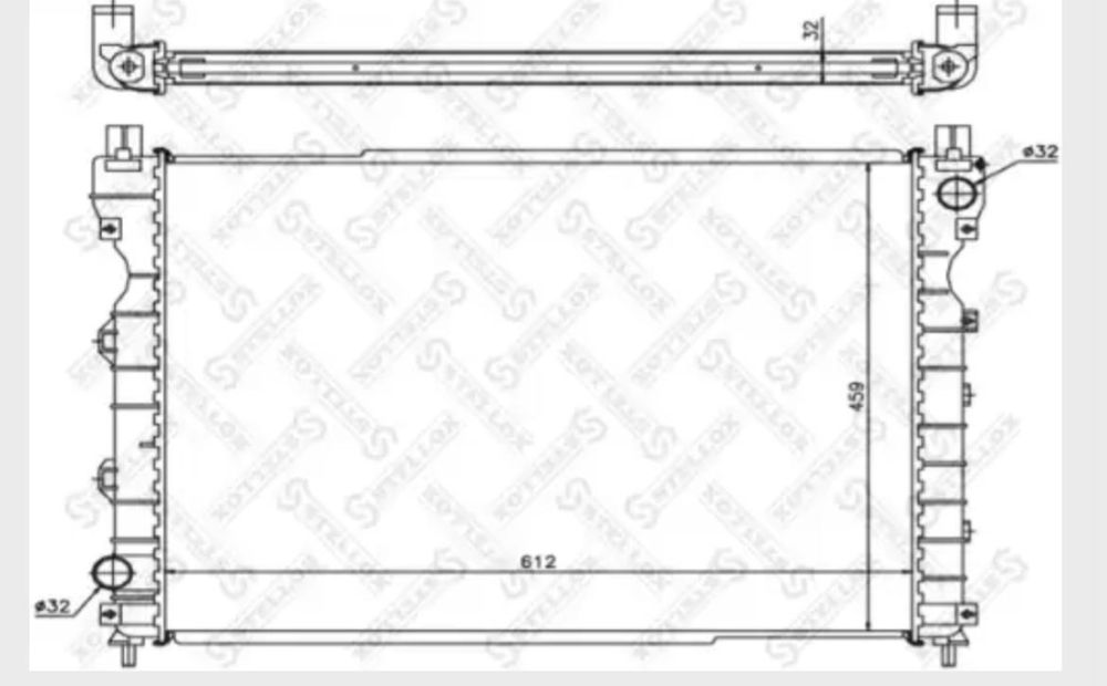Радиатор Land rover Freelander