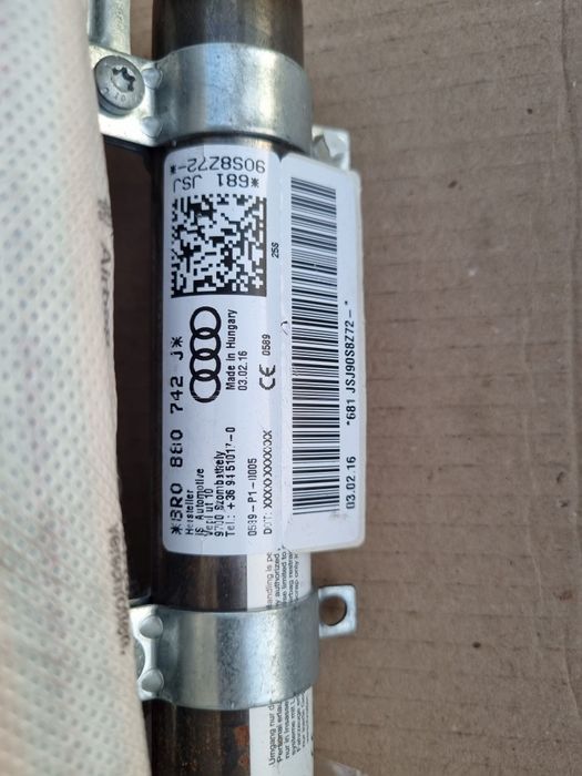 Airbag cortina Audi Q5 2016