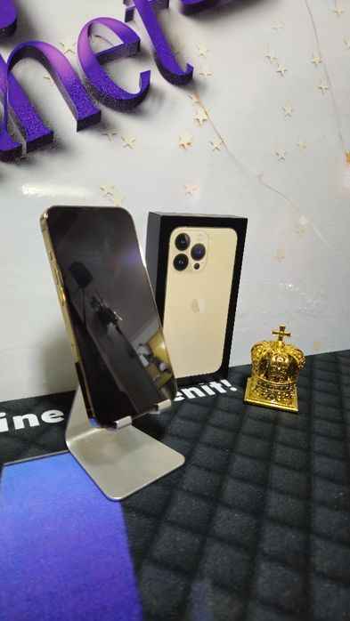 iPhone 13 PRO Gold 256GB Baterie Origilana:75%.Preṭ fix!