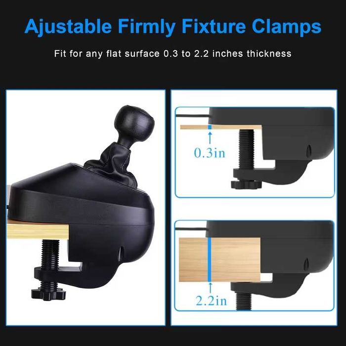 USB H-Shifter Скоростна Кутия 6+R Скорости за Рейсинг Симулатор PC