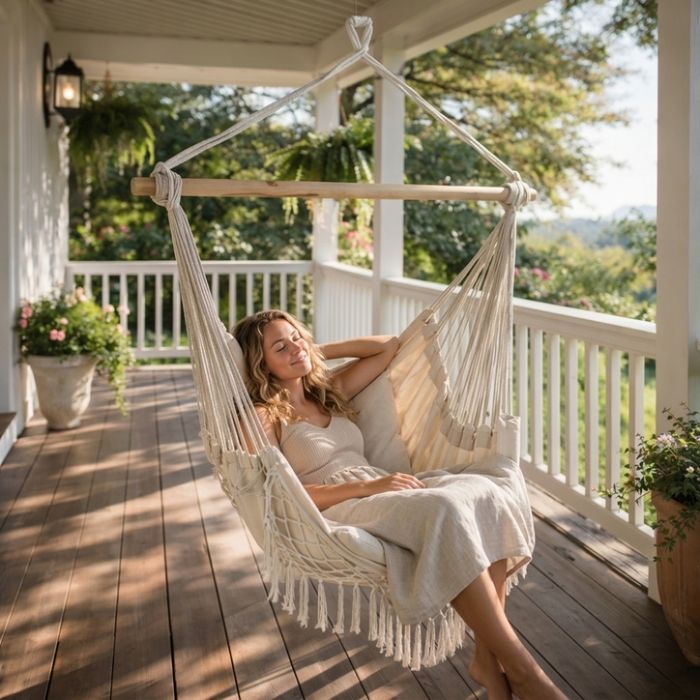 Люлка  хамак в Бразилски Бохо стил