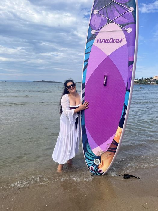 Надуваем падълборд  FunWater Flowers 11', SUP.