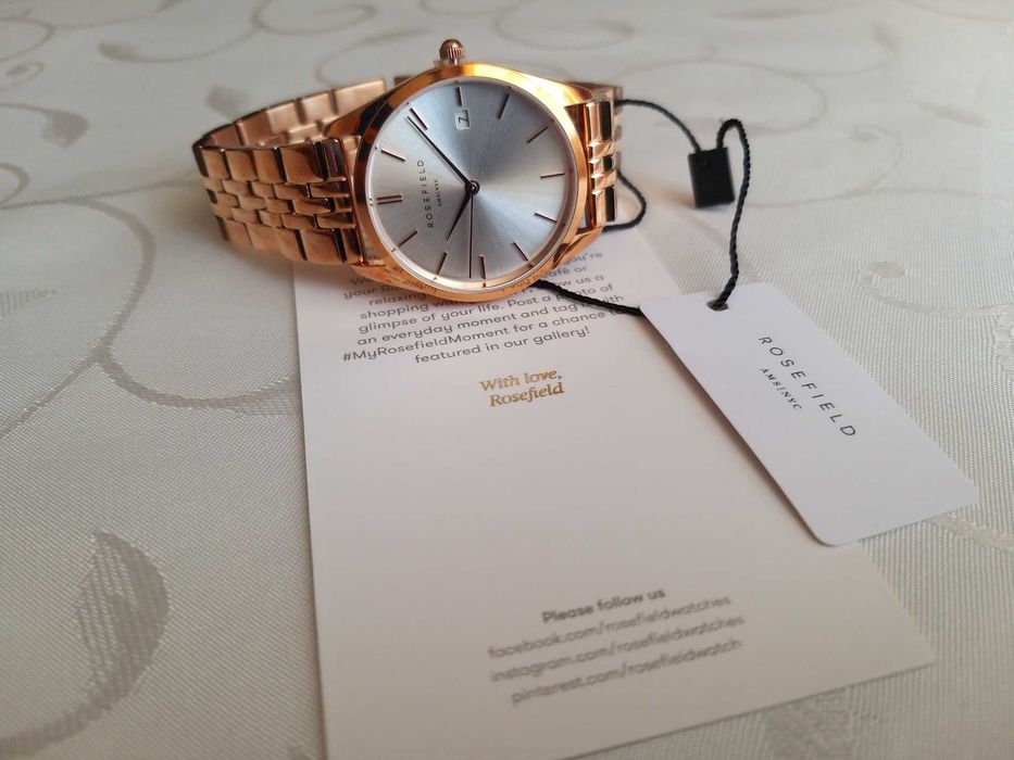 Ceas Original ROSEFIELD Gold The Ace