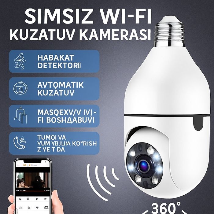 Wifi kamera - uy va ofis uchun