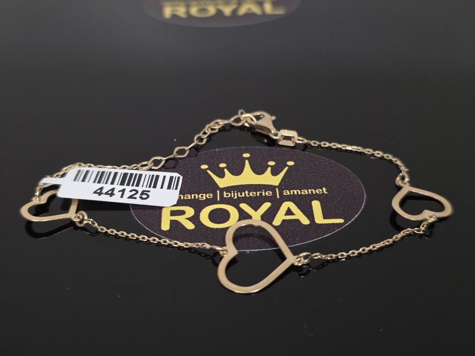 Bijuteria Royal: Brățară aur 14k/1.65 gr