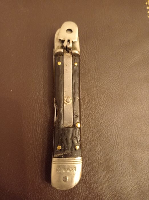 Briceag Bonsa Solingen, blocare lamă, arc puternic.